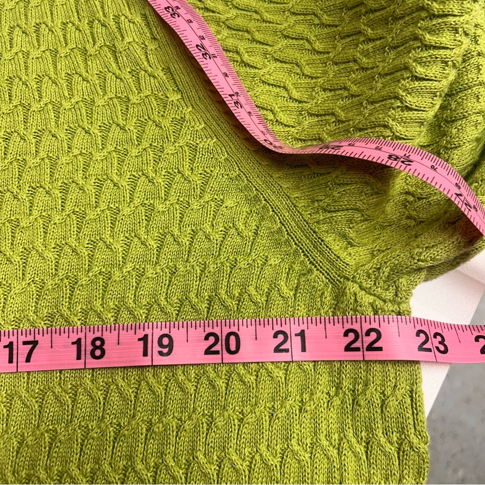 Imperfect vintage Y2K Talbots Woman pima cotton knit sweater ribbed 2X 1X XL ?‎ - Picture 7 of 16